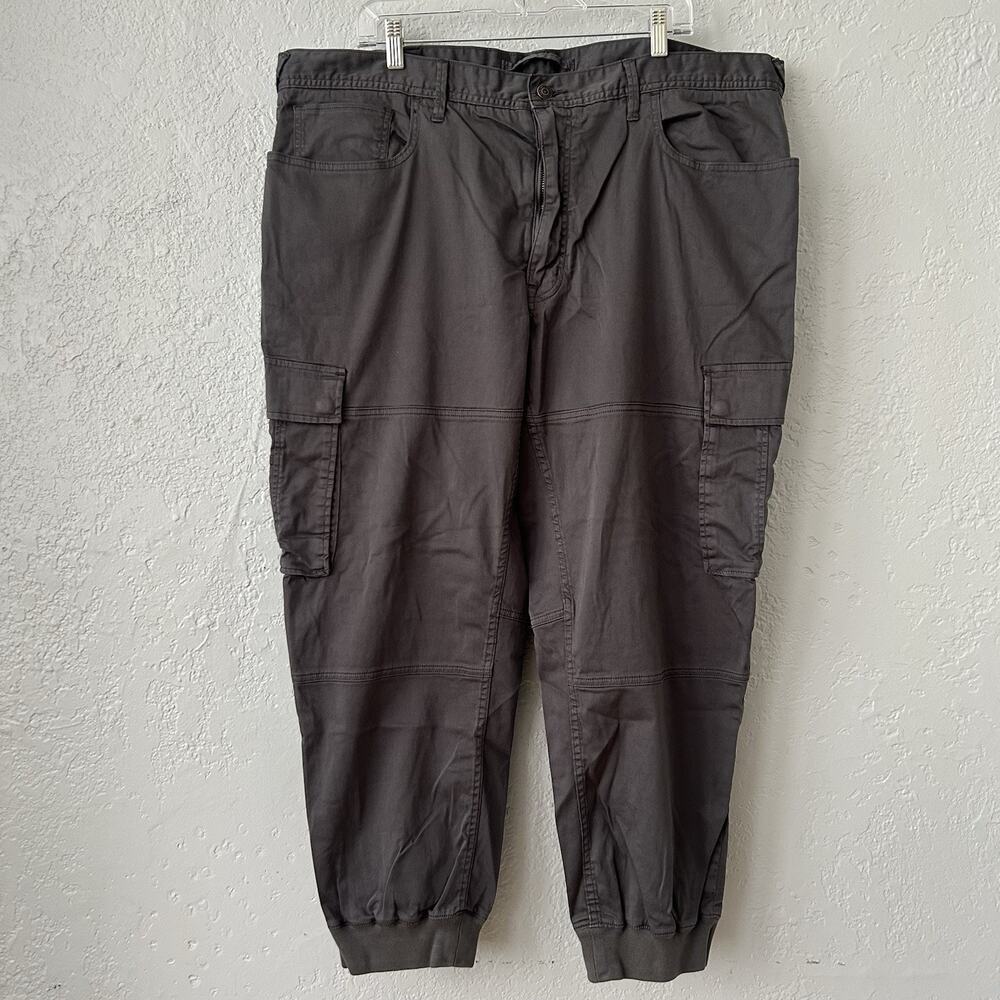 POLO Ralph Lauren Cargo Pants 44B x30 Jogger Cuffed Hem Gray Stretch Classic Fit